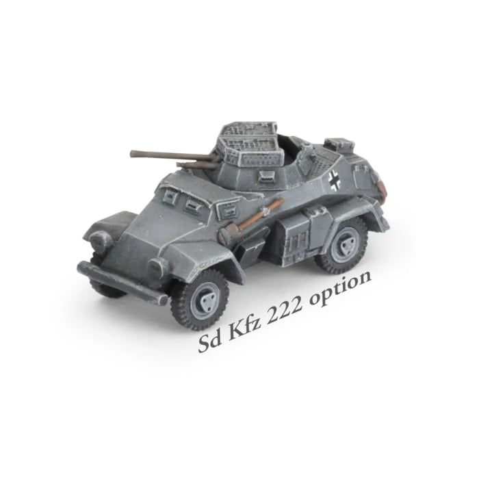 Flames of War: Sd Kfz 222 / 221 Scout Troop (GBX201)