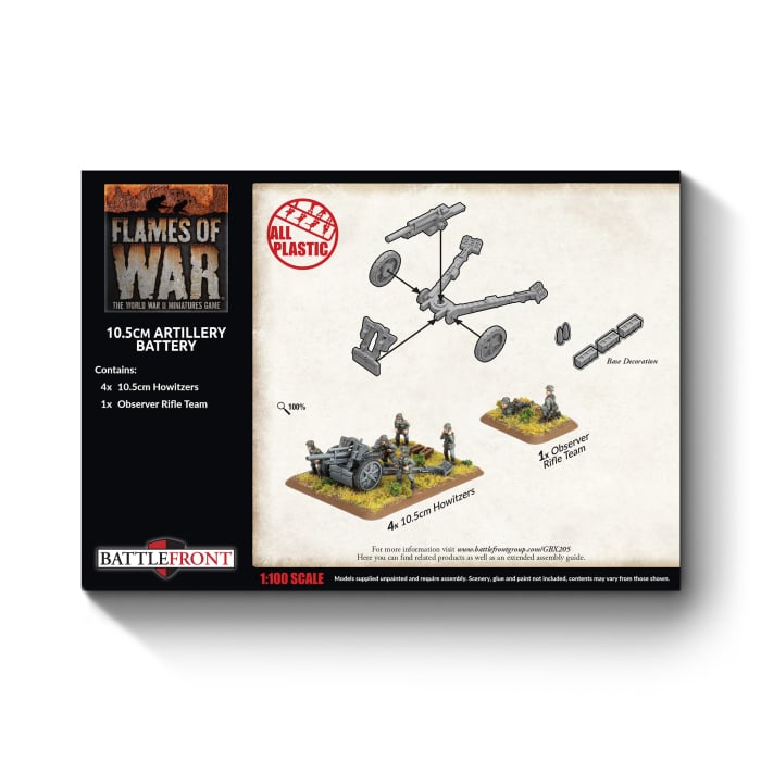 Flames of War: 10.5cm Artillery Battery (GBX205)