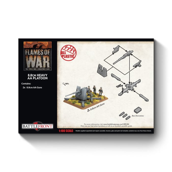 Flames of War: 8.8cm Heavy AA Platoon (GBX206)