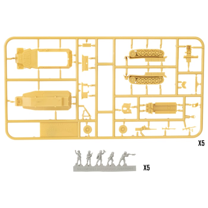 Flames of War: Sd Kfz 251 Half-track Transport Platoon (GBX207)