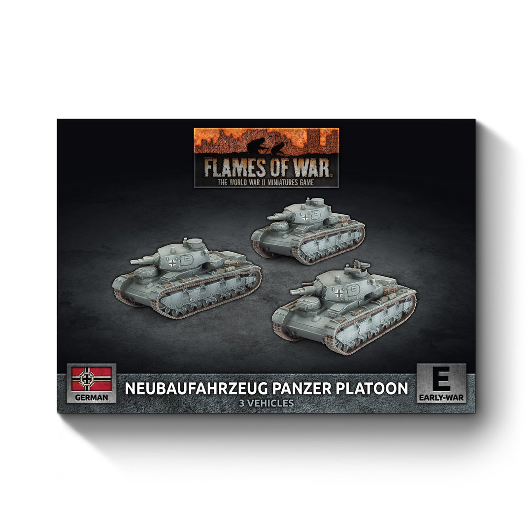 Flames of War: Neubaufahrzeug Panzer Platoon (GBX208)