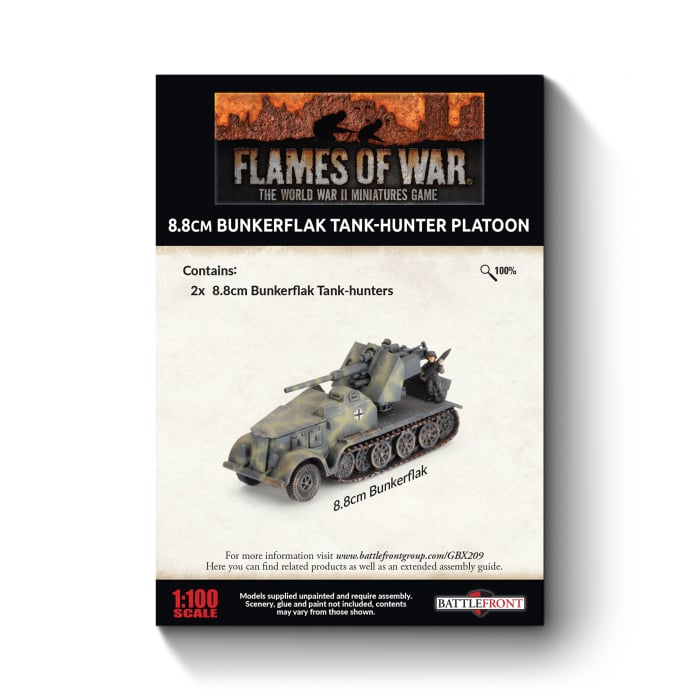 Flames of War: 8.8cm Bunkerflak Tank-hunter Platoon (GBX209)