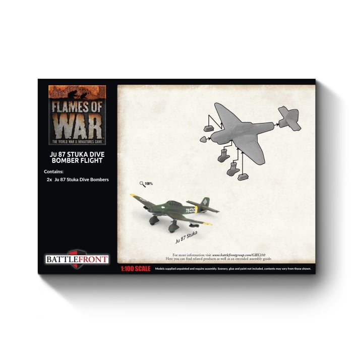 Flames of War: Ju 87 Stuka Dive Bomber Flight (GBX210)