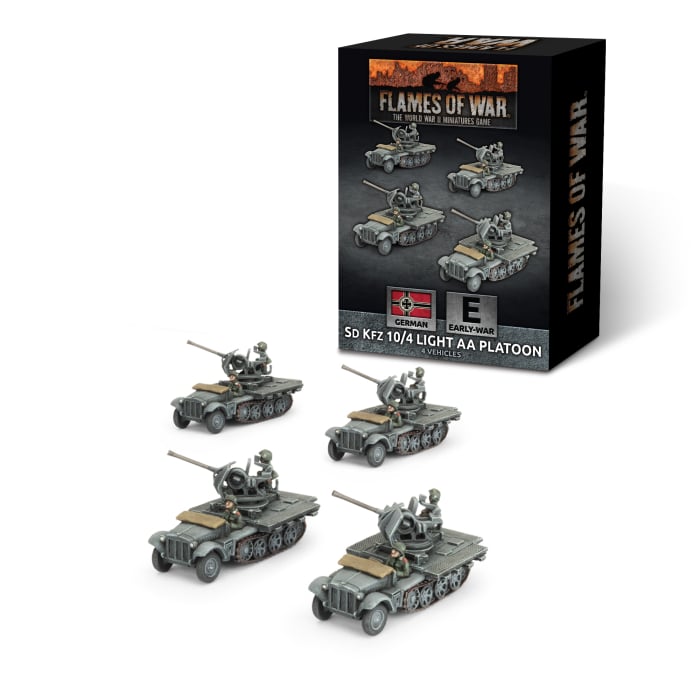Flames of War: Sd Kfz 10/4 (2cm) Light AA Platoon (GBX211)