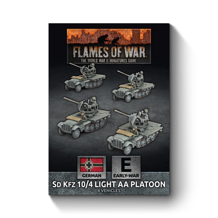 Flames of War: Sd Kfz 10/4 (2cm) Light AA Platoon (GBX211)
