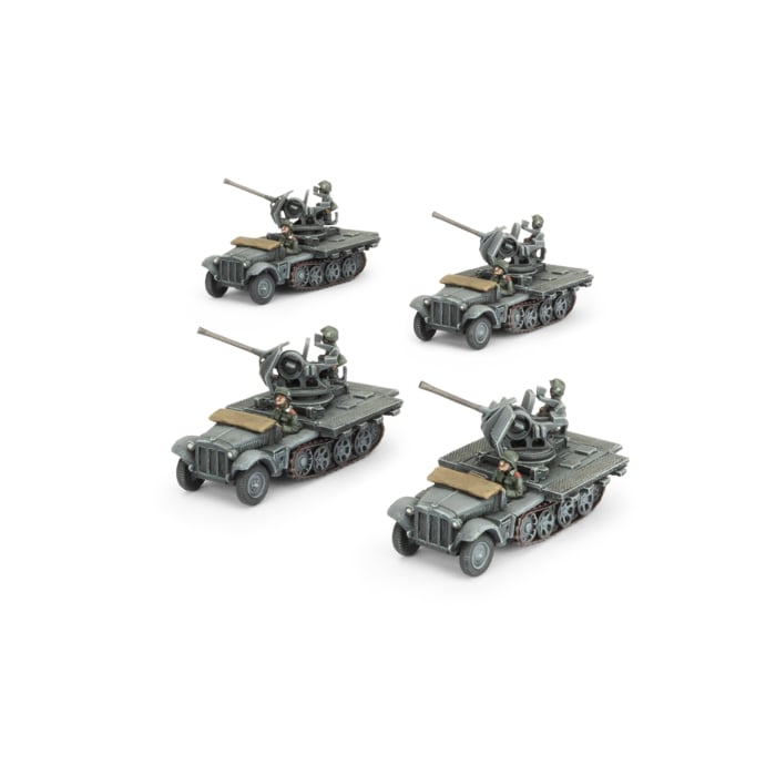 Flames of War: Sd Kfz 10/4 (2cm) Light AA Platoon (GBX211)