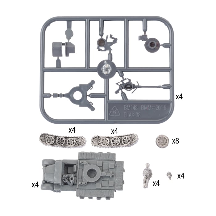 Flames of War: Sd Kfz 10/4 (2cm) Light AA Platoon (GBX211)