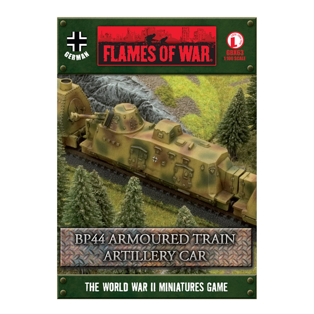 Flames of War: BP44 Armoured Train Artillery Car (GBX63)