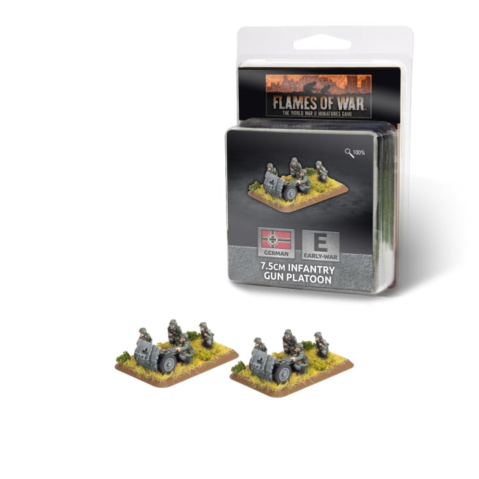 Flames of War: 7.5cm Infantry Gun Platoon (GE581)