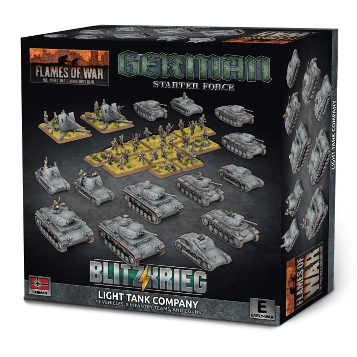 Flames of War: German Starter Force - Light Tank Company (GEAB29)