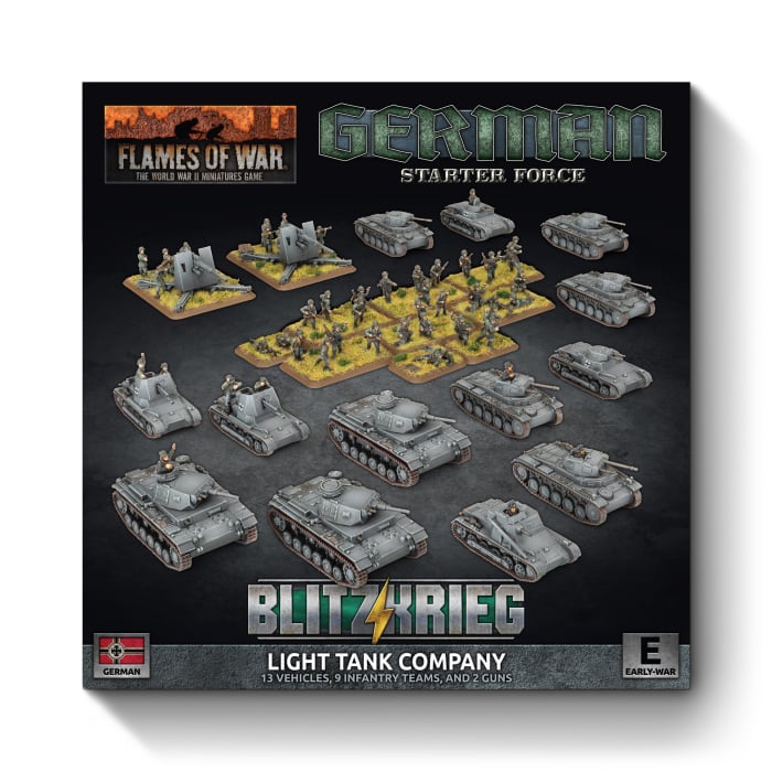 Flames of War: German Starter Force - Light Tank Company (GEAB29)
