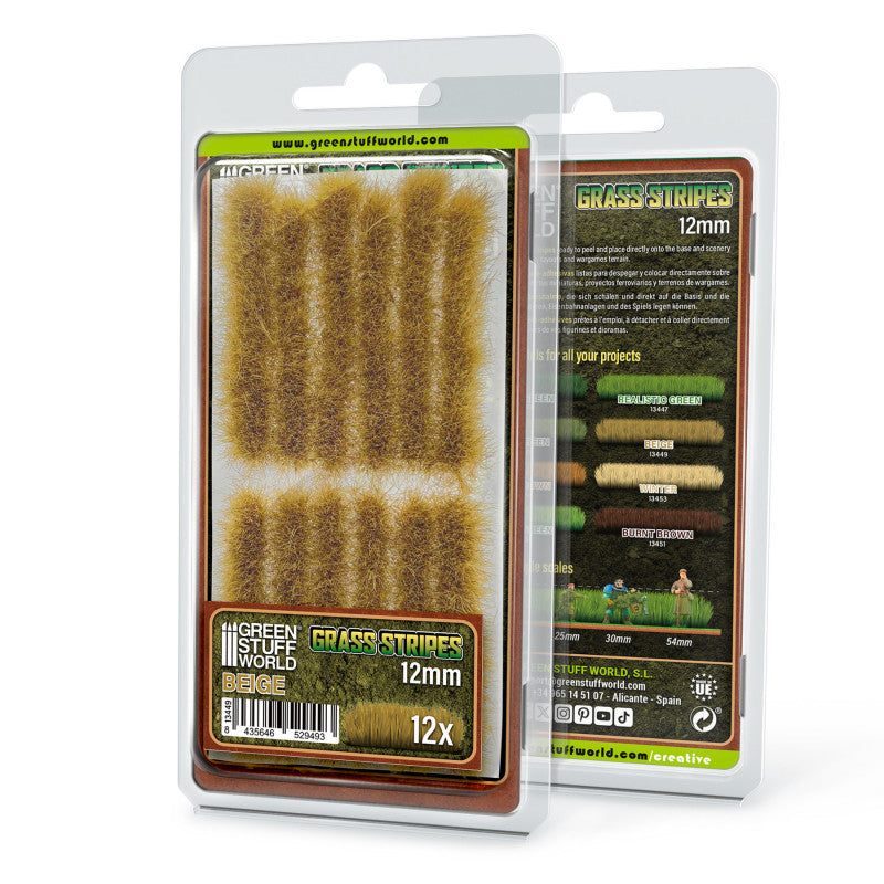 Grass Strips 12 mm - Beige (Green Stuff World)