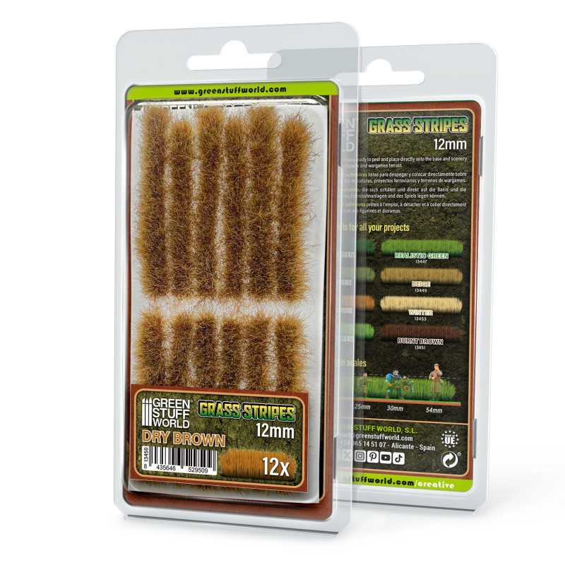 Grass Strips 12 mm - Dry Brown (Green Stuff World)