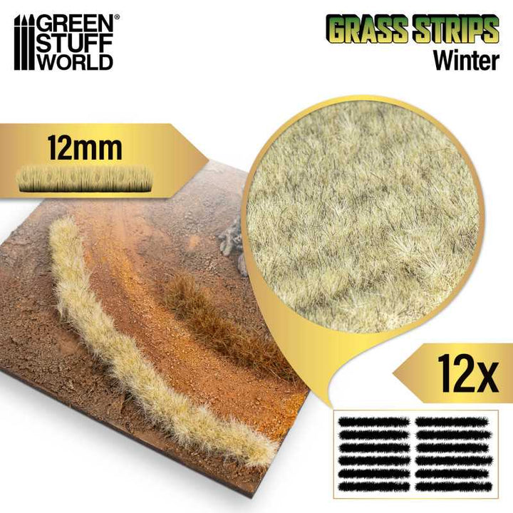 Grass Strips 12 mm - Winter (Green Stuff World)