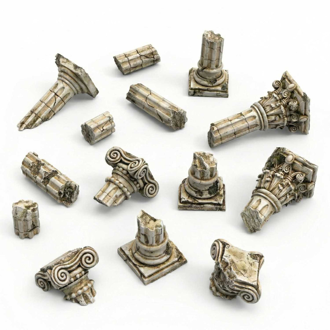 Greek Column Ruins 1:48-1:35 (Green Stuff World)