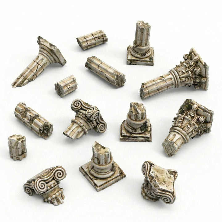 Greek Column Ruins 1:48-1:35 (Green Stuff World)