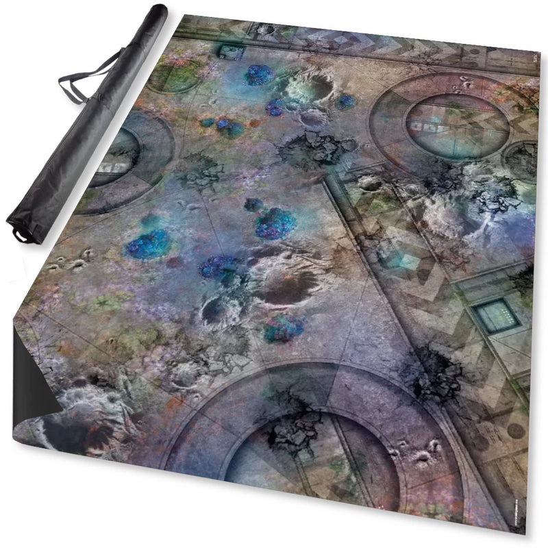 TerrainCrate: Grim Battlefield Neoprene Battle Mat + Carry Bag (180x120 cm)