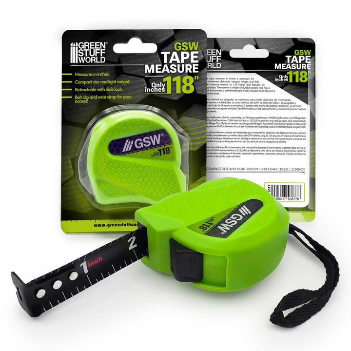GSW Inch Tape Measure (Green Stuff World)