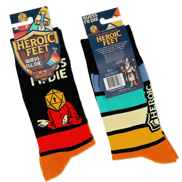 Heroic Feet: Guess I'll Die Socks