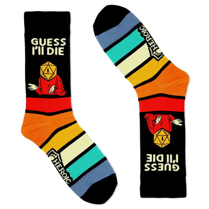 Heroic Feet: Guess I'll Die Socks