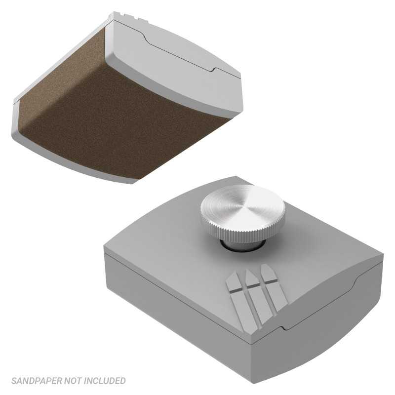 Hand sandpaper holder - Curved (Green Stuff World)