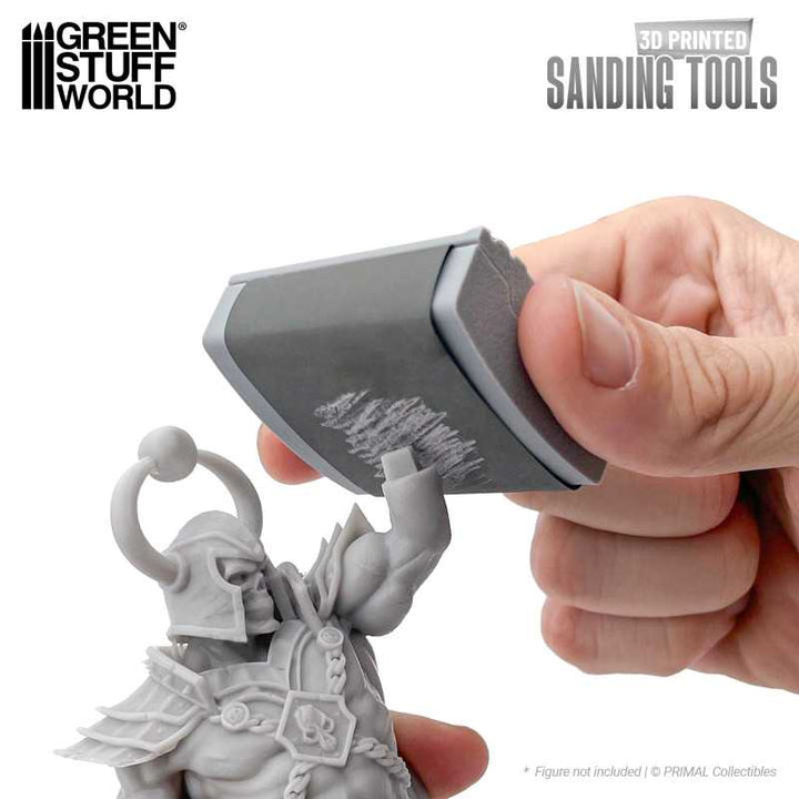 Hand sandpaper holder - Flat (Green Stuff World)