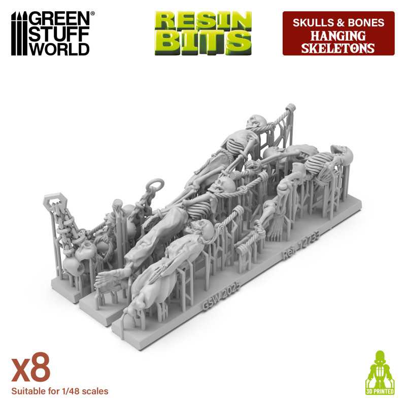 Hanging Skeletons 1:48 (Green Stuff World)