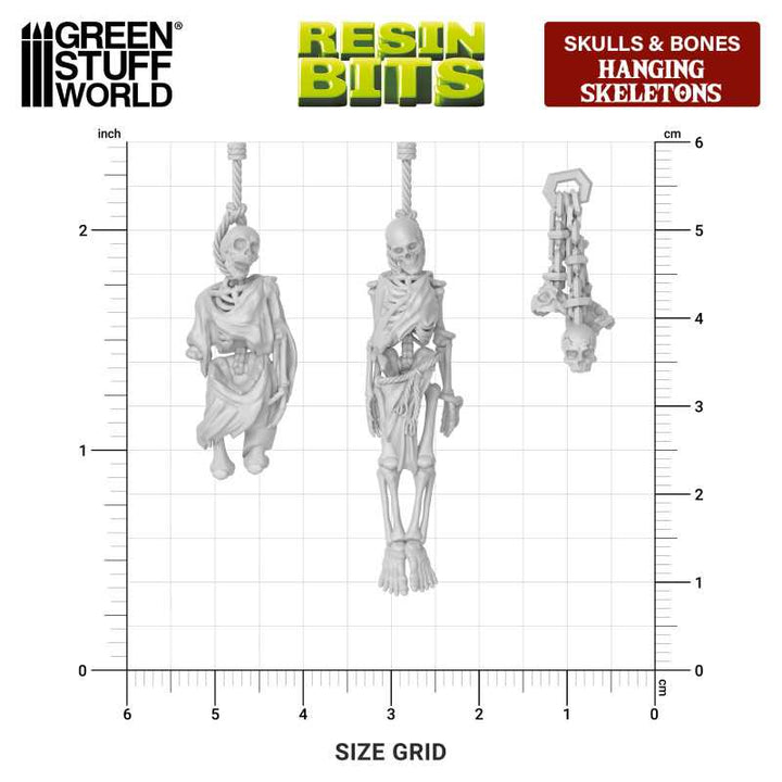 Hanging Skeletons 1:48 (Green Stuff World)