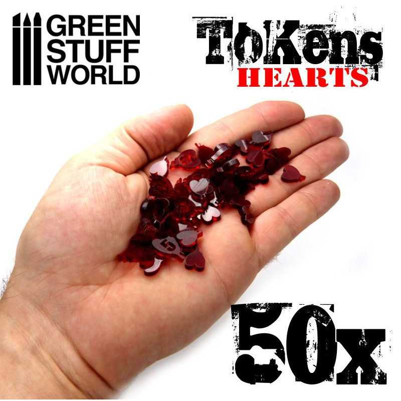 Gaming Tokens - Life Tokens (Green Stuff World)