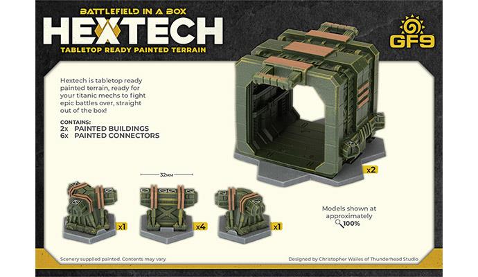 HexTech: Dropbase Delta Maintenance Bay (x8) (HEXT24)