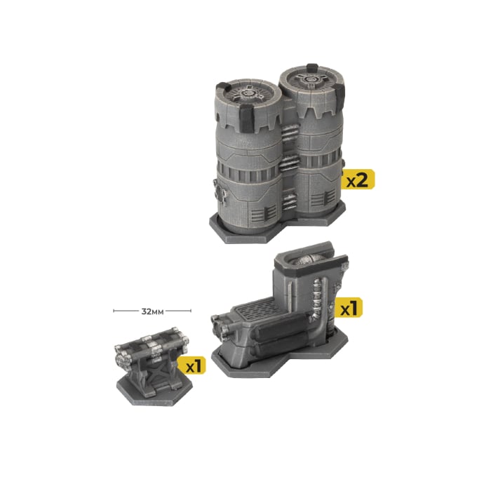 HexTech: Industrial Fluidworks - Small Storage Tanks (HEXT40)