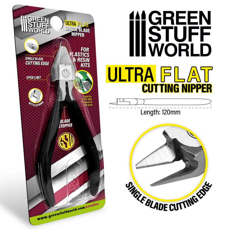 Ultra Flat Cutting Nipper (Green Stuff World)