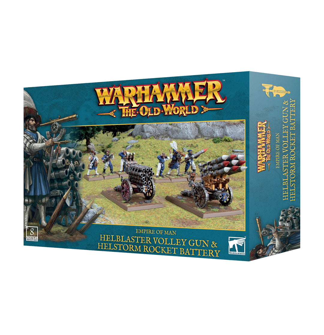 Warhammer: The Old World - Empire of Man, Helblaster Volley Gun & Helstorm Rocket Battery