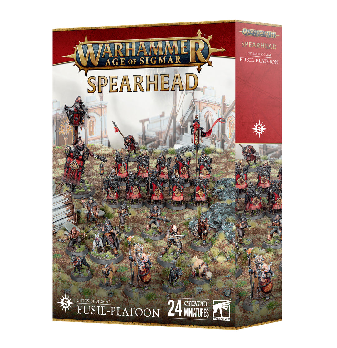 Warhammer Age of Sigmar: Cities of Sigmar Fusil-Platoon - Spearhead