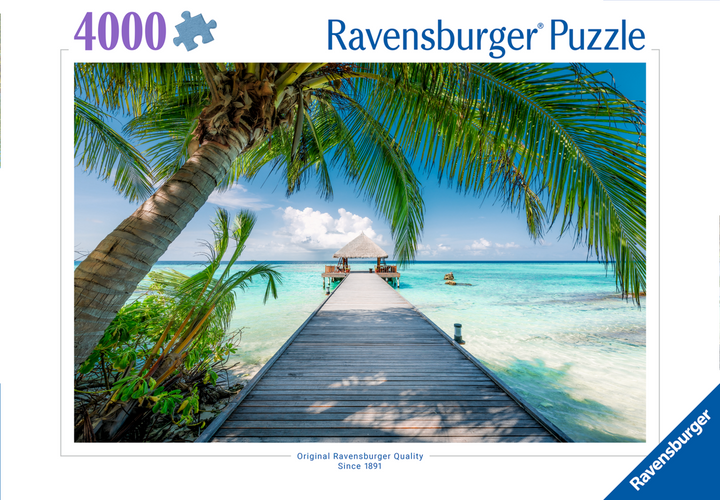 Dream beach in the Maldives (4000 brikker)