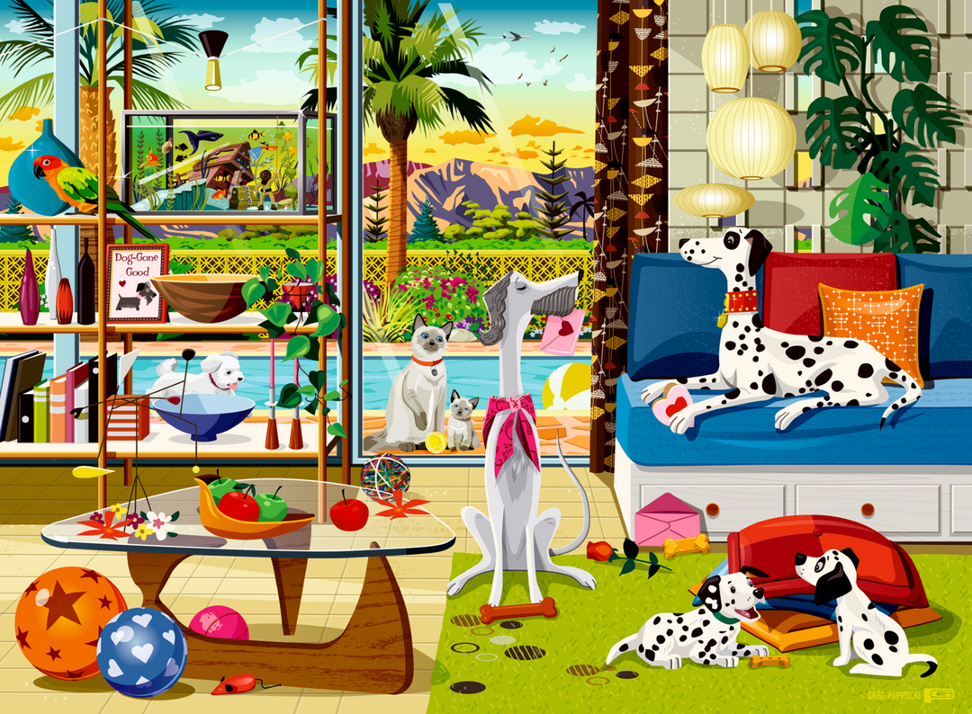 Greg Paprocki: Pets of Palm Springs (500 brikker)