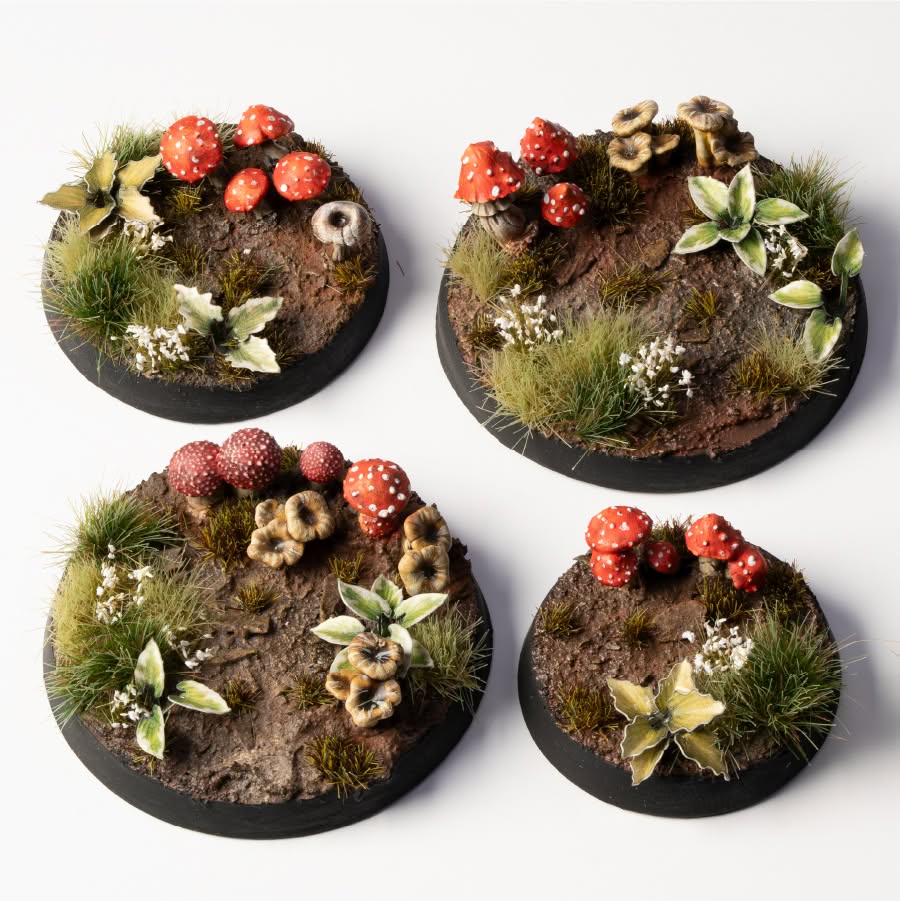 GamersGrass Basing Bits, Forest Mushrooms