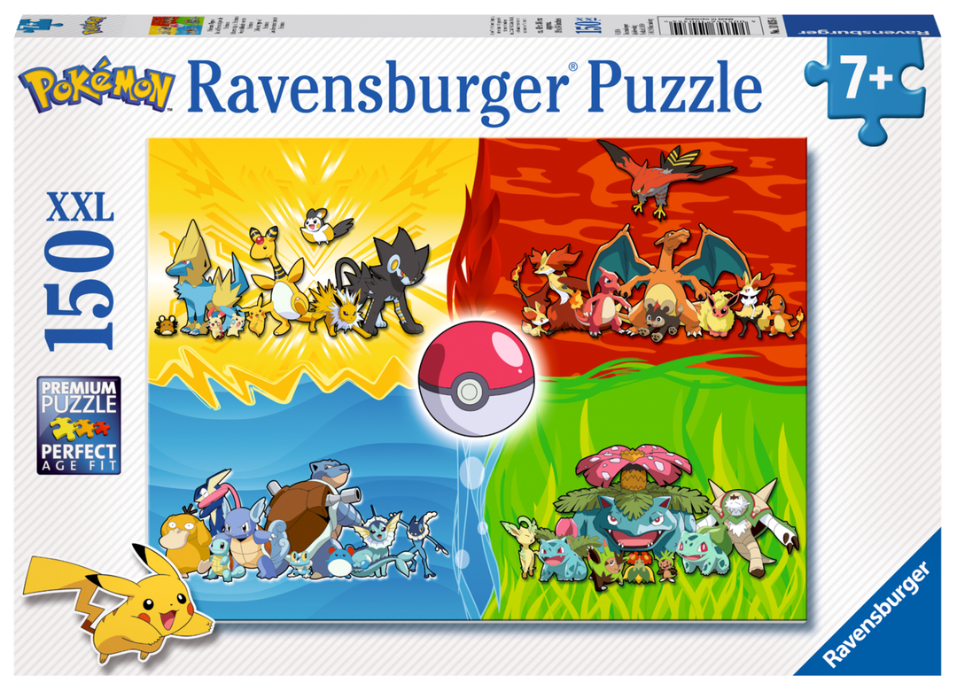 Different types of Pokémon (150 brikker)
