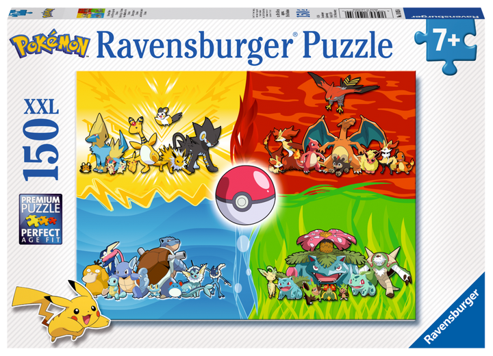 Different types of Pokémon (150 brikker)