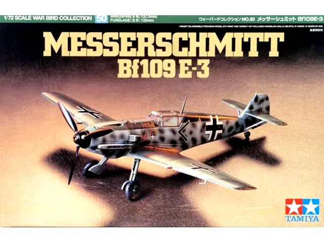 Tamiya 1/72 Messerschmitt Bf 109 E-3 (60750 (Also listed as 50))