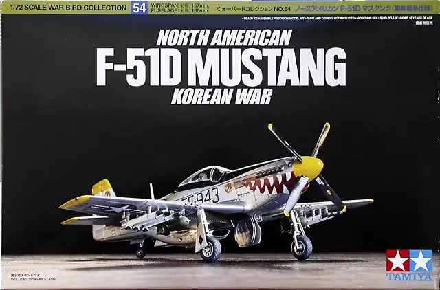 Tamiya 1/72 North American F-51D Mustang Korean War (60754 (Also listed as 54))