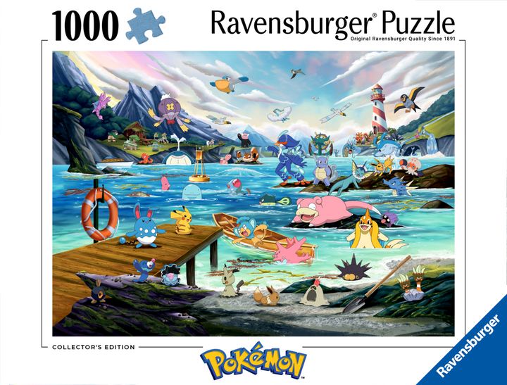 Pokemon Vaporeon and Temperate Marine (1000 brikker)