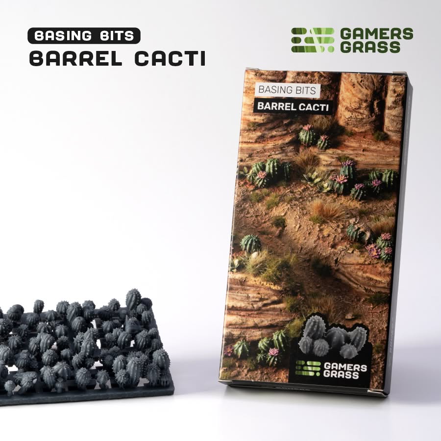 GamersGrass Basing Bits, Barrel Cacti