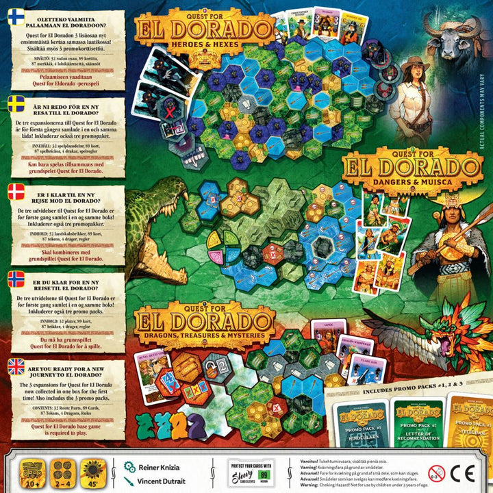 Quest for El Dorado - Expansion Collection (nordisk)
