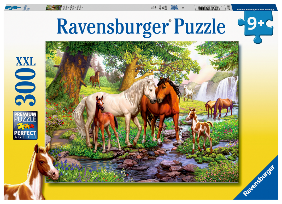 Horses by the Stream (300 brikker)