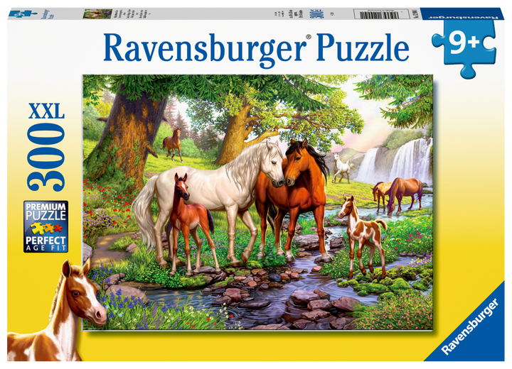 Horses by the Stream (300 brikker)
