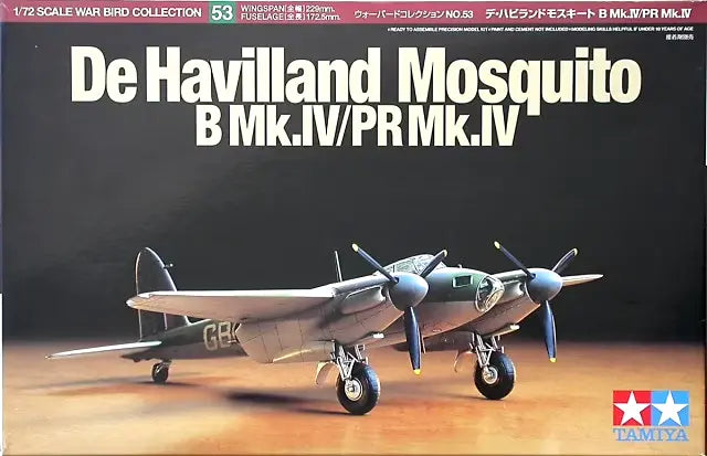 Tamiya 1/72 De Havilland Mosquito B Mk.IV/PR Mk.IV (60753)