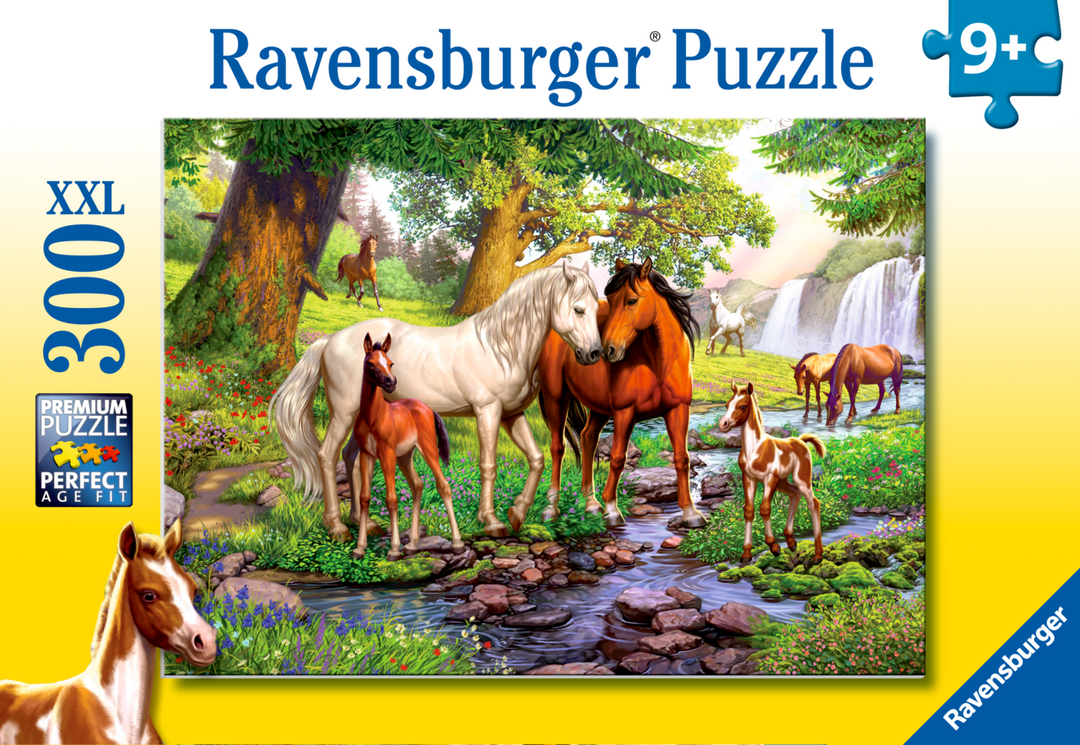 Horses by the Stream (300 brikker)