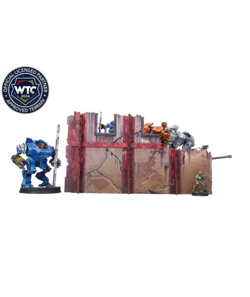 Imperial Walls Low Red (2) PREPAINTED (Micro Art Studio)