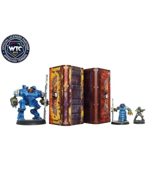 Imperial WTC Containers 1 (2) PREPAINTED (Micro Art Studio)